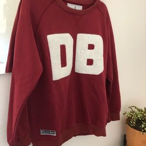 Maroon Varsity Letter Pullover